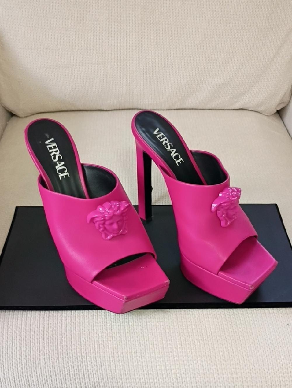 VERSACE MULES MEDUSA HEAD